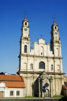 Familiar Sight Prints: Old Town Church part of Vilnius Unesco World Heritage Site