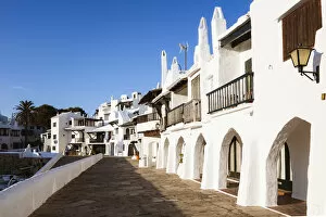 Old town at daytime, Binibequer Vell, Menorca, Balearic Islands, Spain