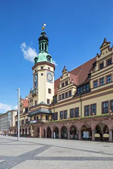 Old Town Hall, Marktplatz, Leipzig, Saxony, Germany