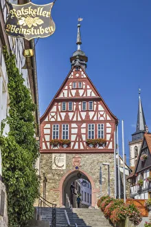 Old town hall in the old town of Oberursel, Taunus, Hesse, Germany