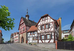 Old Town Hall Prints: Old town hall in the old town of Oberursel, Taunus, Hesse, Germany
