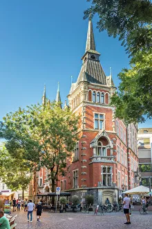 Old Town Hall Prints: Old town hall in the old town of Oldenburg, Oldenburger Land, Lower Saxony, Germany