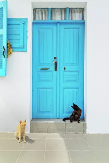 Aegean Prints: Old town house, Mandraki, Nisyros Island, Dodecanese Islands, Greece