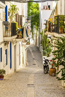 Images Dated 3rd March 2022: Old Town, Ibiza, Ibiza Town, , Balearic Islands, Spain