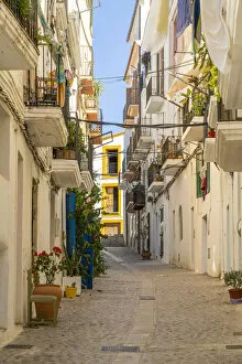 Images Dated 3rd March 2022: Old Town, Ibiza Town, Ibiza, Balearic Islands, Spain