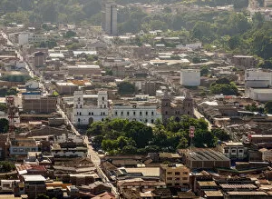 Old Town seen from La Cantera Hill, Piedecuesta, Santander Department, Colombia
