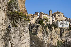 Images Dated 23rd June 2022: Old town skyline, Cuenca, Castilla-La Mancha, Spain