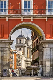 Images Dated 26th August 2021: Old town skyline, Madrid, Community of Madrid, Spain