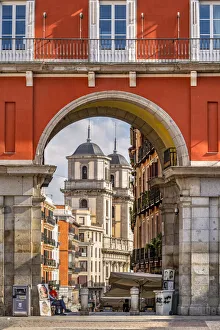 Old town skyline, Madrid, Community of Madrid, Spain