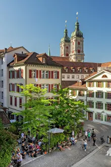 City Center Prints: Old town, St. Gallen, Canton of St. Gallen, Switzerland