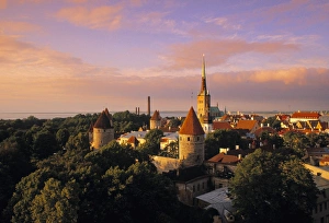 Toompea Prints: Old Town from Toompea