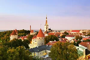 Images Dated 11th November 2016: Old Town view from Toompea Hill, a Unesco World Heritage Site. Tallinn, Estonia