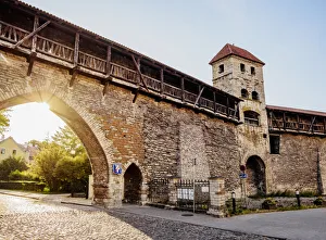 Old Town Walls at sunset, Tallinn, Estonia