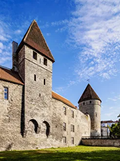 Tallinn Prints: Old Town Walls, Tallinn, Estonia