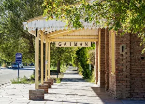 Old Train Station, Gaiman, The Welsh Settlement, Chubut Province, Patagonia, Argentina