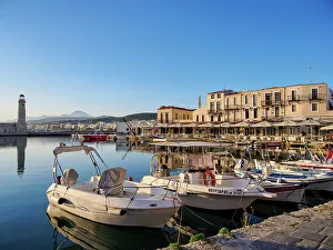 Navigation Prints: Old Venetian Port, City of Rethymno, Rethymno Region, Crete, Greece