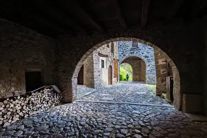 Historical Centre Prints: old village of Cornello dei Tasso in spring