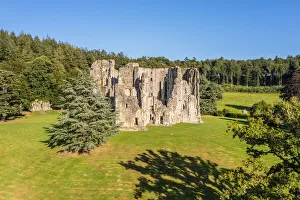 Images Dated 3rd February 2022: Old Wardour Castle, Tisbury, Salisbury, Wiltshire, England, United Kingdom