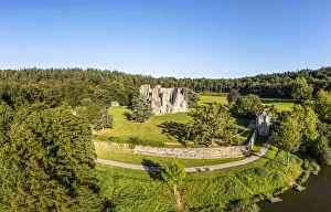 Images Dated 3rd February 2022: Old Wardour Castle, Tisbury, Salisbury, Wiltshire, England, United Kingdom