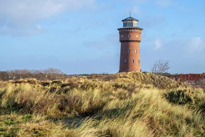 Nordsee Prints: Old water tower museum, Borkum, East Frisian Islands, Lower Saxony, Germany