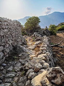 Archaeological Collection: Old Way to Nikia Village, Nisyros Island, Dodecanese, Greece