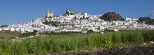 The White Villages Prints: Olvera, Olvera, Cadiz Province, Andalusia, Spain