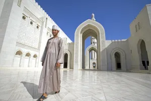 Muscat Prints: Oman, Muscat, Ghala, Al Ghubrah (Grand Mosque) Mosque