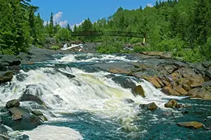 Number Prints: Onaping River drops 150 feet over a number of cascades at Onaping Falls