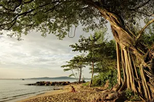 Phu Quoc Prints: Ong Lang Beach at sunset, Phu Quoc Island, Vietnam