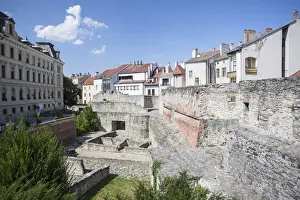 Open Air Prints: Open air Roman ruins, Sopron, Western Transdanubia, Hungary