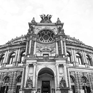 Opera House (Semperoper Dresden), Dresden, Saxony, Germany