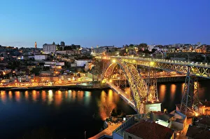 Oporto Prints: Oporto, capital of the Port wine and the Douro river