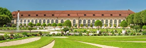 Franken Prints: Orangery in the Court Garden of the Residence of the Margraves of Ansbach