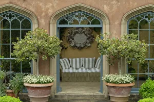 The Orangery Garden, Elton Hall Gardens, Elton, Cambridgeshire, England