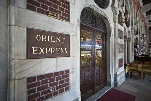 Images Dated 25th May 2011: Orient Express restaurant, Sirkeci railway station, Istanbul, Turkey
