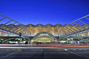 Orient Station, designed by the architect Santiago Calatrava. Lisbon, Portugal