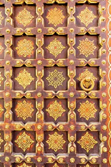 Rajput Architecture Prints: Ornamental Gate, City Palace, Jaipur, India