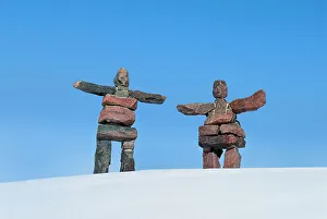 Ornamental Prints: Ornamental Inukshuk, Ontario, Canada