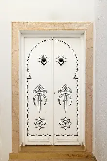 Medina Prints: Ornate door, Hammamet, Tunisia