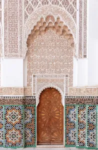 North African Prints: Ornate plasterwork and mosaic tiles