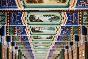 Detail of ornate roof, Forbidden City, Beijing, China