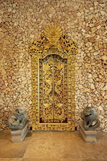 Decorated Prints: Ornately decorated door, Bali, Indonesia