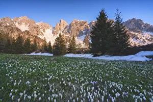 Orobie alps at sunset in Scalve valley, Bergamo province, Lombardy district, Italy