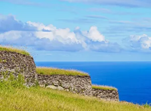 Orongo Village, Rapa Nui National Park, Easter Island, Chile