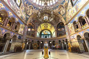 Archs Prints: Orthodox Cathedral of Sibiu district, Transylvania, Romania