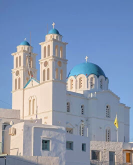 Cyclades Islands Collection: Orthodox church, Apollonia, Sifnos Island, Cyclades Islands, Greece