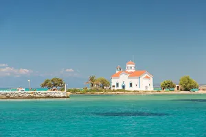 Orthodox Prints: The orthodox church of St. Spyridon, Elafonissos, Laconia region, Peloponnese, Greece