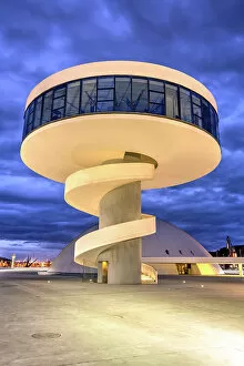 Images Dated 13th January 2023: Oscar Niemeyer International Cultural Centre (Centro Niemeyer), Aviles, Asturias, Spain