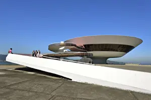 Oscar Niemeyers Contemporary Art Museum (MAC Niteroi), Niteroy, Rio de Janeiro