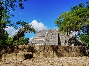 Ossuary Prints: The Ossuary, Chichen Itza, Yucatan State, Mexico